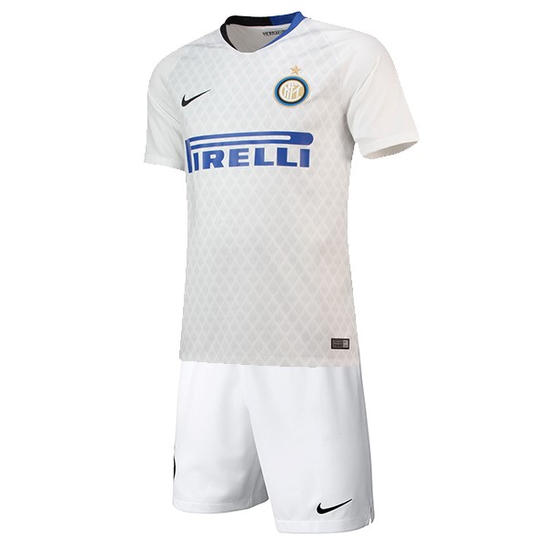 Camiseta Inter Milan Segunda equipo Niños 2018-19 Blanco